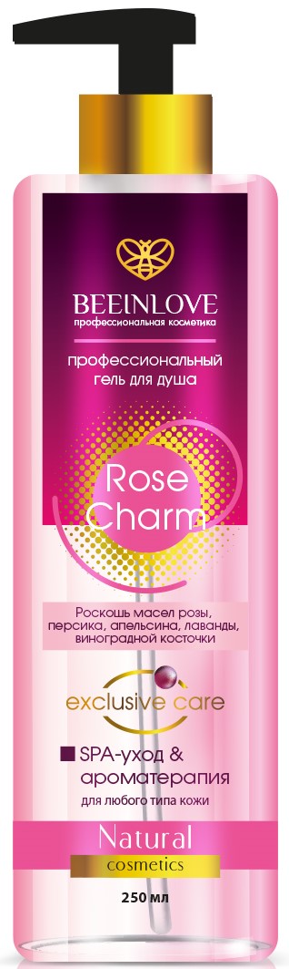 Профессиональный Гель для душа Rose Charm