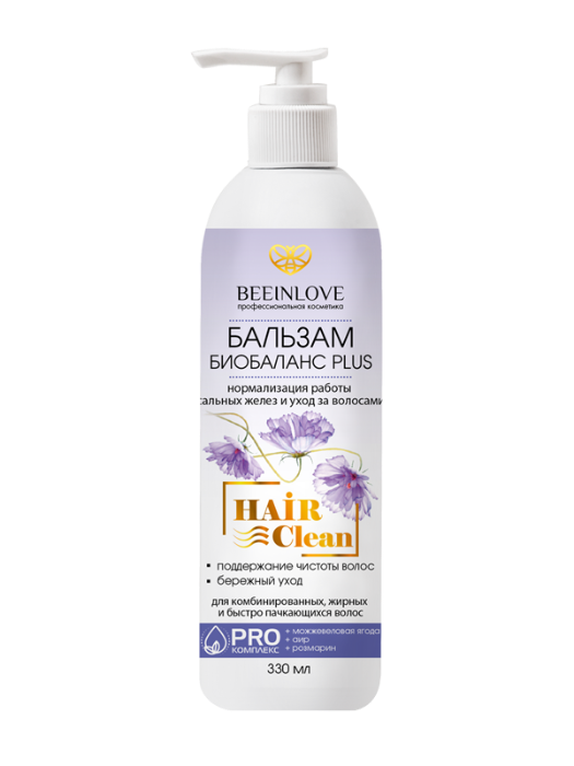 Бальзам БИОБАЛАНС PLUS HAIR clean